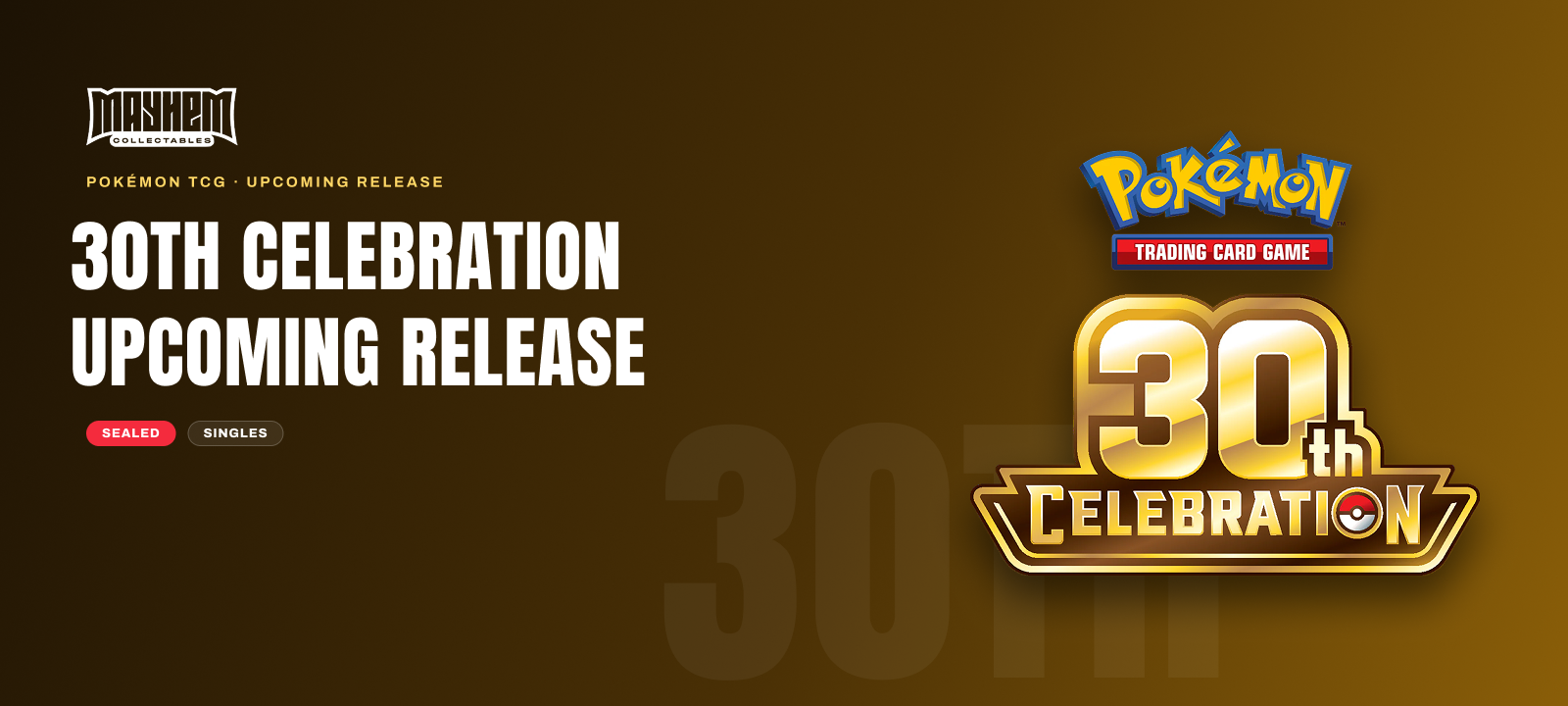Pokemon 30th Celebration Upcoming Release