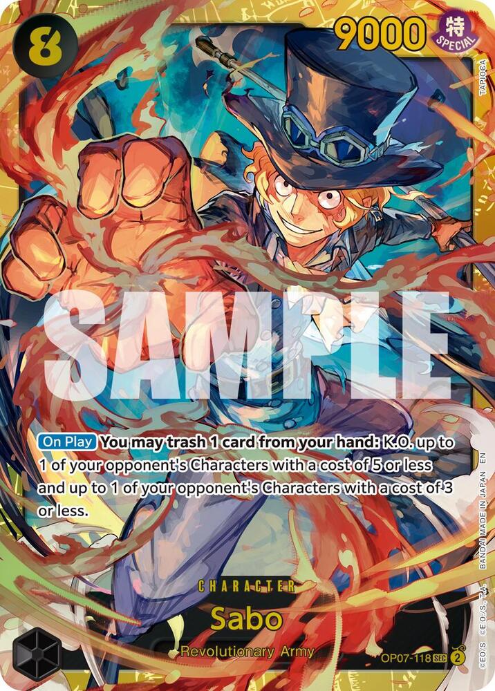 Sabo (Reprint) OP07-118 (Premium Booster -The Best- Vol. 2)  - Foil