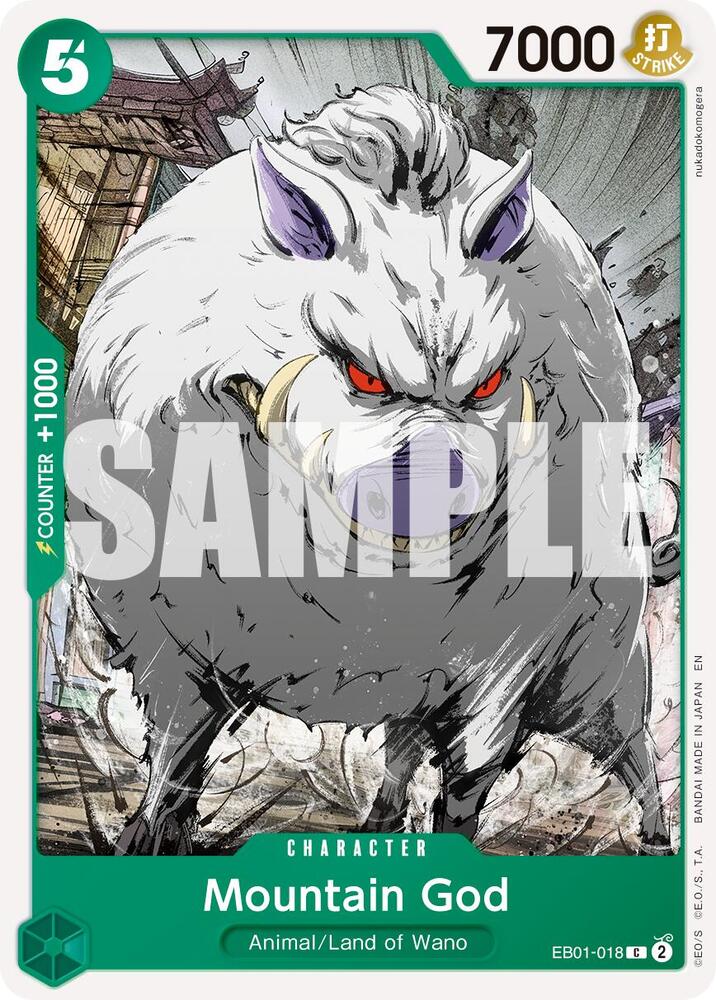 Mountain God EB01-018 (Premium Booster -The Best- Vol. 2) 