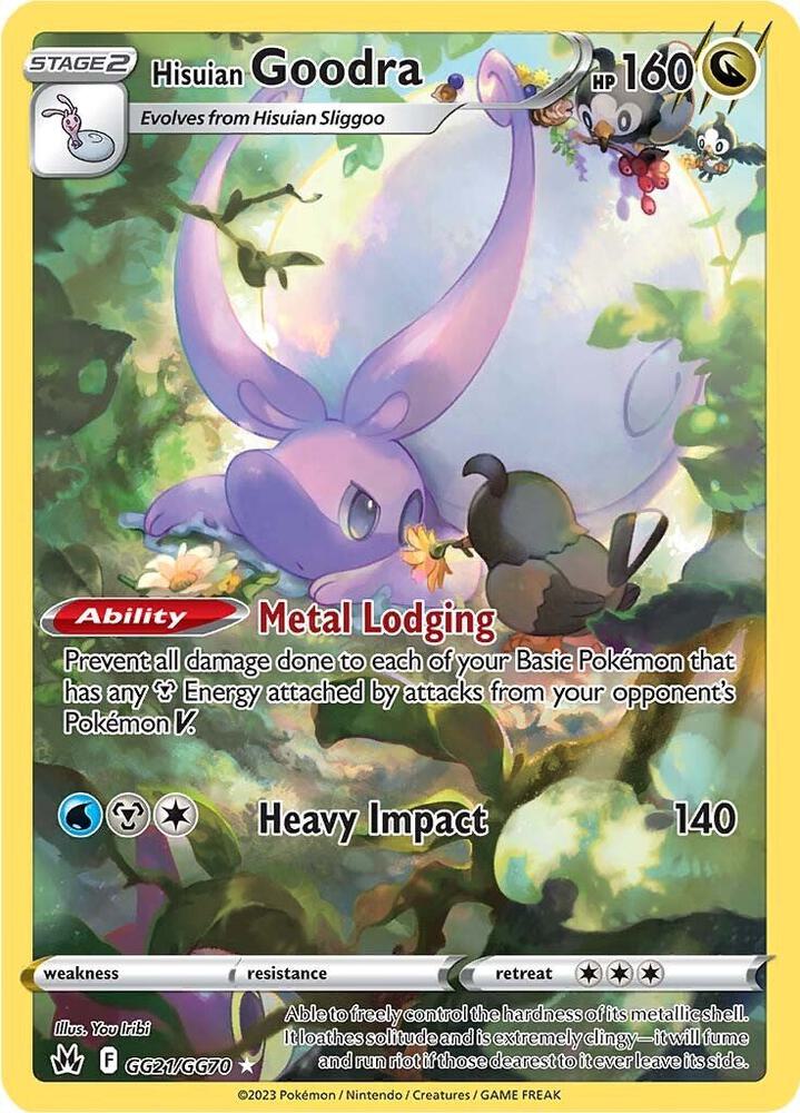 Hisuian Goodra GG21/GG70 (SWSH: Crown Zenith: Galarian Gallery)  - Holofoil