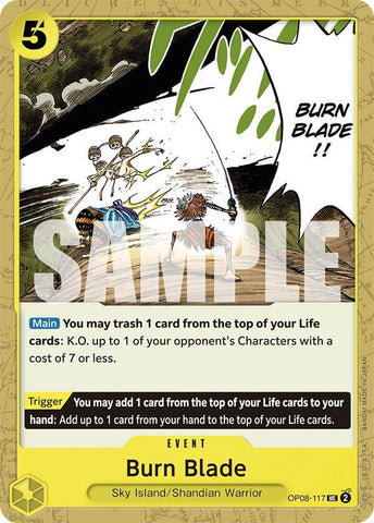 Burn Blade OP08-117 (Two Legends) 