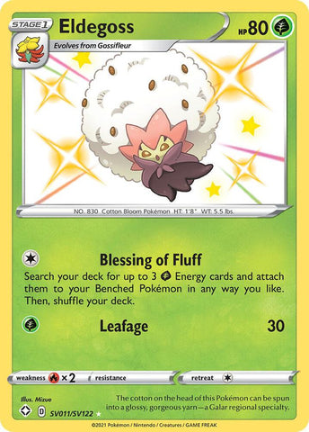 Eldegoss SV011/SV122 (Shining Fates: Shiny Vault)  - Holofoil