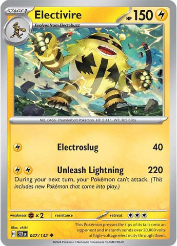 Electivire 047/142 (SV07: Stellar Crown) 