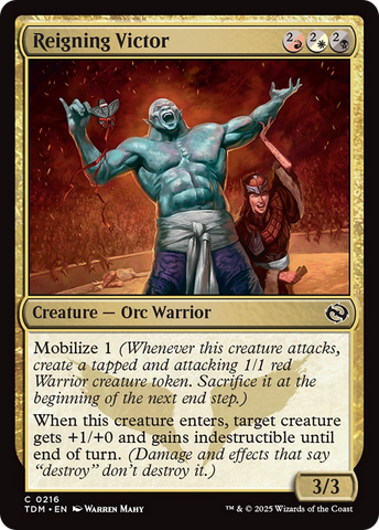 Reigning Victor [Tarkir: Dragonstorm]