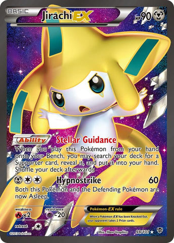 Jirachi EX 98/101 (Plasma Blast)  - Holofoil