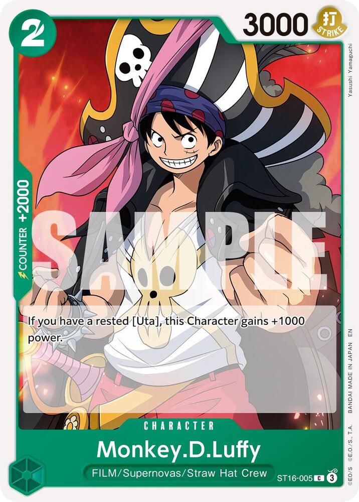 Monkey.D.Luffy (Reprint) ST16-005 (Premium Booster -The Best- Vol. 2) 