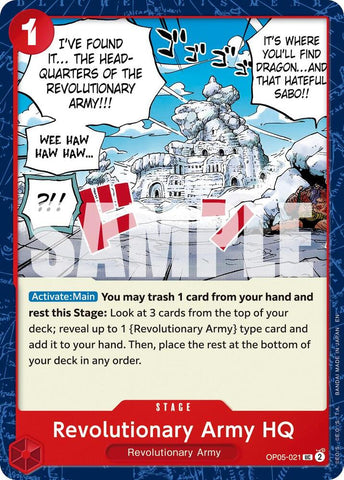 Revolutionary Army HQ (Reprint) OP05-021 (Premium Booster -The Best- Vol. 2) 