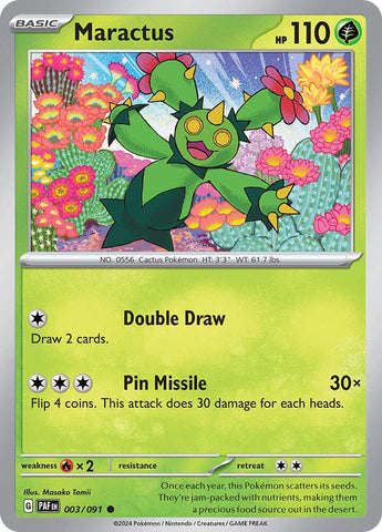 Maractus 003/091 (SV: Paldean Fates) 