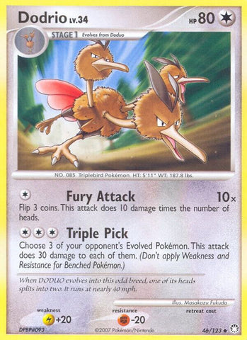 Dodrio 46/123 (Mysterious Treasures) 