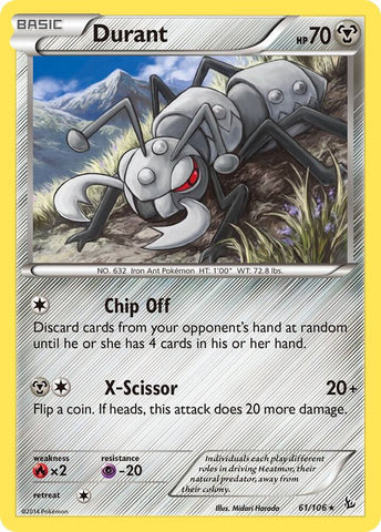 Durant 61/106 (XY - Flashfire) 