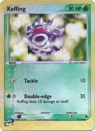 Koffing 54/109 (EX Ruby and Sapphire)  - Reverse Holofoil