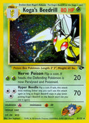 Koga's Beedrill 009/132 (Gym Challenge)  - Unlimited Holofoil
