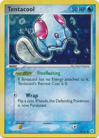Tentacool 77/101 (Hidden Legends)  - Reverse Holofoil