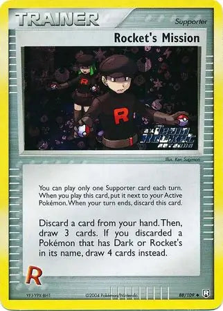 Rocket's Mission 88/109 (EX Team Rocket Returns)  - Reverse Holofoil