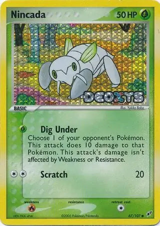 Nincada 67/107 (Deoxys)  - Reverse Holofoil