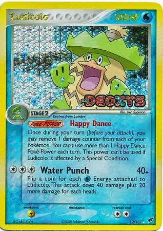 Ludicolo 19/107 (Deoxys)  - Reverse Holofoil