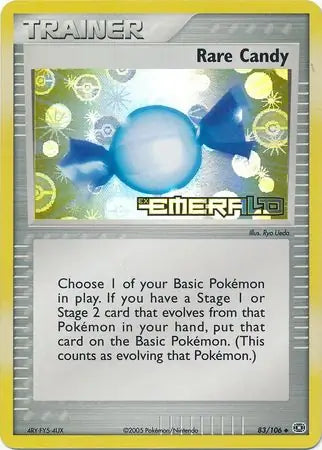 Rare Candy 83/106 (Emerald)  - Reverse Holofoil