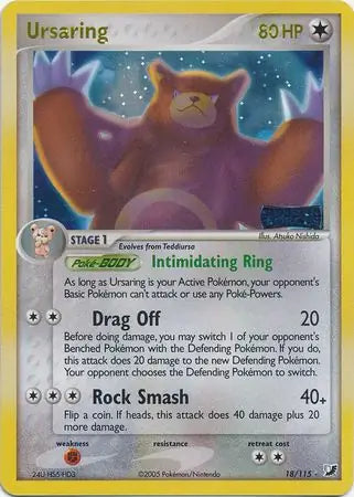 Ursaring 18/115 (EX Unseen Forces)  - Reverse Holofoil