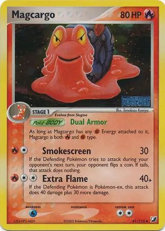 Magcargo 41/115 (EX Unseen Forces)  - Reverse Holofoil