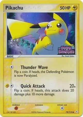 Pikachu 78/110 (Holon Phantoms)  - Reverse Holofoil