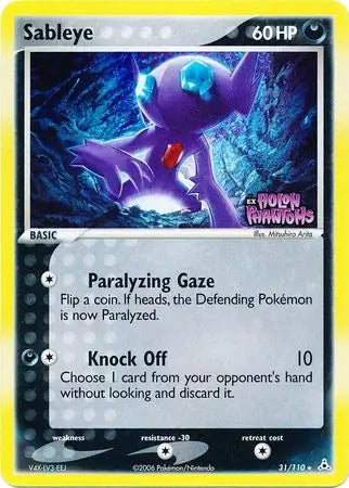 Sableye 31/110 (Holon Phantoms)  - Reverse Holofoil