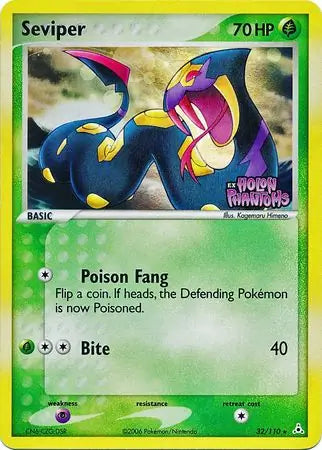 Seviper 32/110 (Holon Phantoms)  - Reverse Holofoil