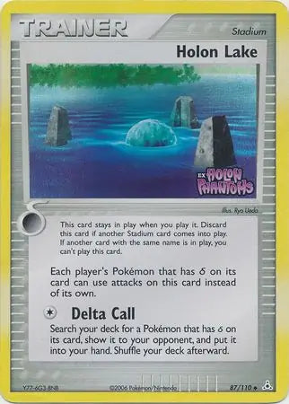 Holon Lake 87/110 (Holon Phantoms)  - Reverse Holofoil