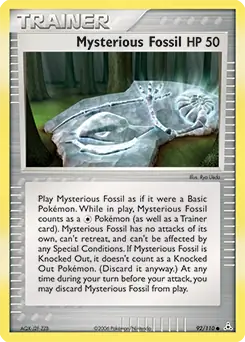 Mysterious Fossil 92/110 (Holon Phantoms) 