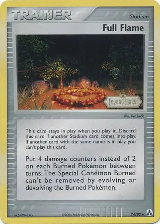 Full Flame 74/92 (Legend Maker)  - Reverse Holofoil