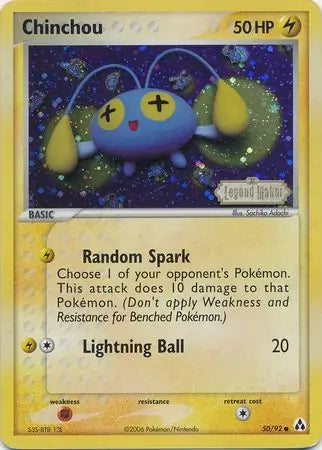 Chinchou 50/92 (Legend Maker)  - Reverse Holofoil