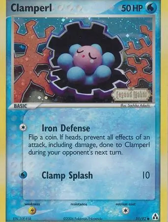 Clamperl 51/92 (Legend Maker)  - Reverse Holofoil
