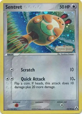Sentret 62/92 (Legend Maker)  - Reverse Holofoil