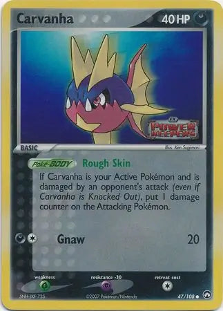 Carvanha 47/108 (Power Keepers)  - Reverse Holofoil