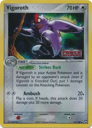 Vigoroth 41/108 (Power Keepers)  - Reverse Holofoil