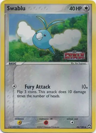 Swablu 66/108 (Power Keepers)  - Reverse Holofoil