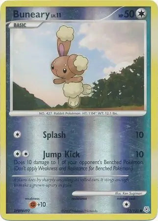 Buneary 73/130 (Diamond and Pearl)  - Reverse Holofoil