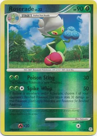 Roserade 13/130 (Diamond and Pearl)  - Reverse Holofoil