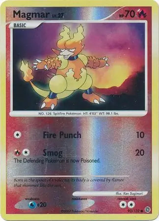 Magmar 93/132 (Secret Wonders)  - Reverse Holofoil