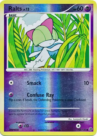 Ralts 102/132 (Secret Wonders)  - Reverse Holofoil