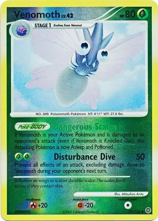 Venomoth 73/132 (Secret Wonders)  - Reverse Holofoil