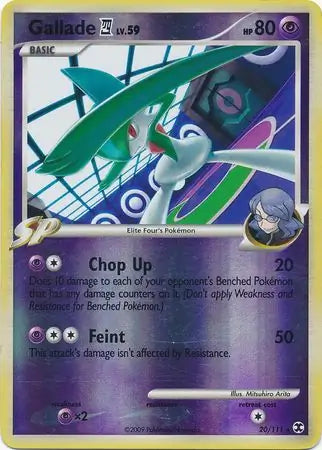Gallade 20/111 (Rising Rivals)  - Reverse Holofoil