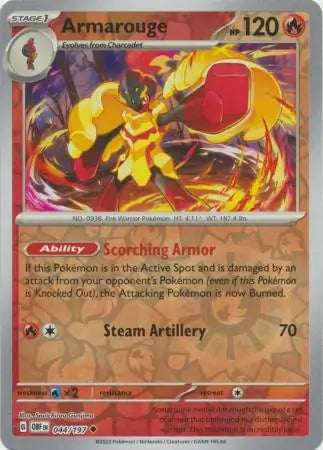 Armarouge 044/197 (SV03: Obsidian Flames)  - Reverse Holofoil