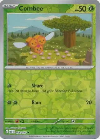 Combee 008/197 (SV03: Obsidian Flames)  - Reverse Holofoil