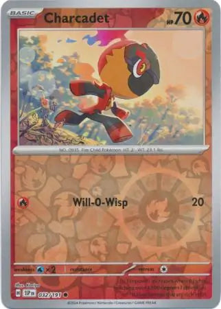 Charcadet 032/191 (SV08: Surging Sparks)  - Reverse Holofoil