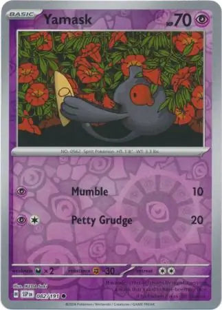 Yamask 082/191 (SV08: Surging Sparks)  - Reverse Holofoil