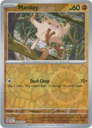 Mankey 098/191 (SV08: Surging Sparks)  - Reverse Holofoil