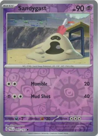 Sandygast 095/193 (SV02: Paldea Evolved)  - Reverse Holofoil