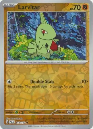 Larvitar 110/193 (SV02: Paldea Evolved)  - Reverse Holofoil