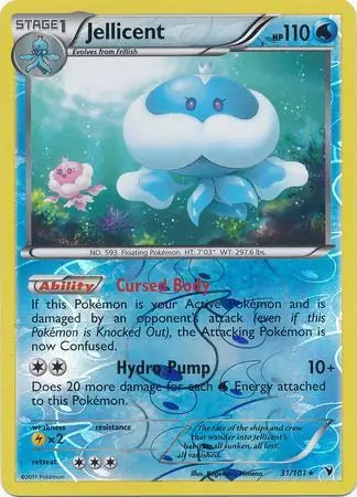 Jellicent 31/101 (Noble Victories)  - Reverse Holofoil