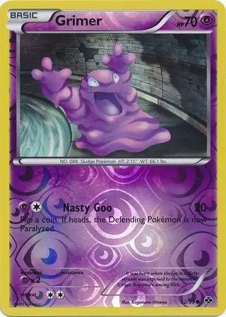 Grimer 52/99 (Next Destinies)  - Reverse Holofoil